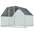 wholesale Paw Hut Galvanized Metal chicken coop cage with cover walk in pen run